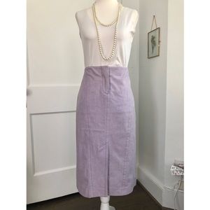 J. Crew Lavender Pencil Skirt
